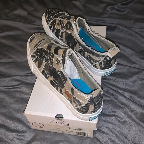 Blowfish Shoes - Camo slip on sneakers